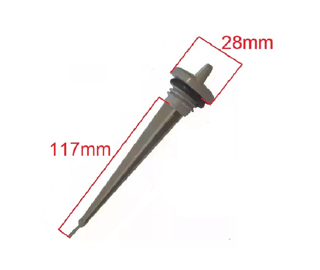 Tapón Varilla Nivel Aceite Motor Moto 150mm Gris5