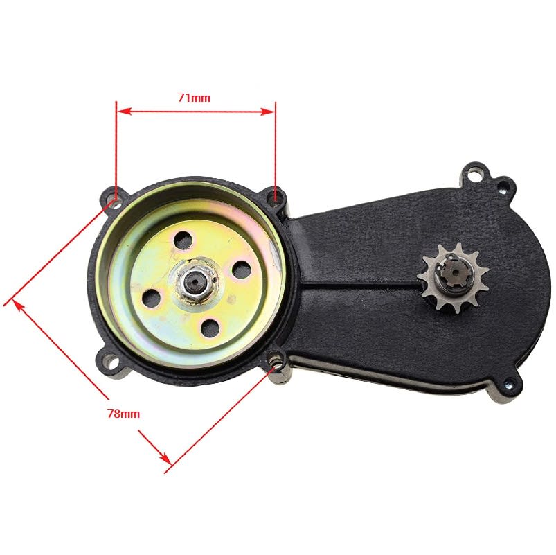 Tapa Centrifugo C/Reductor 219 11T Motor 47-49cc 2T Negro7