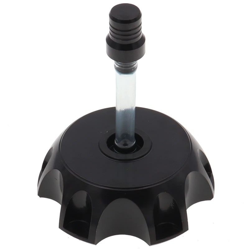 Tapa Estanque Bencina Aluminio c/v DI-49,5mm Negro2