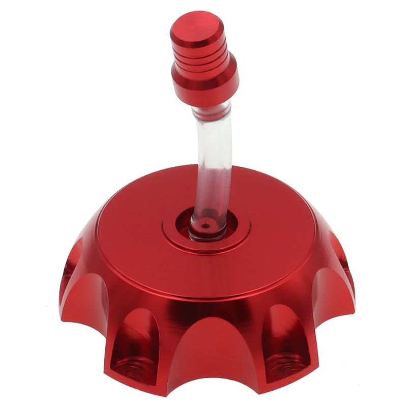 Tapa Estanque Bencina Aluminio c/v DI-49,5mm Rojo2