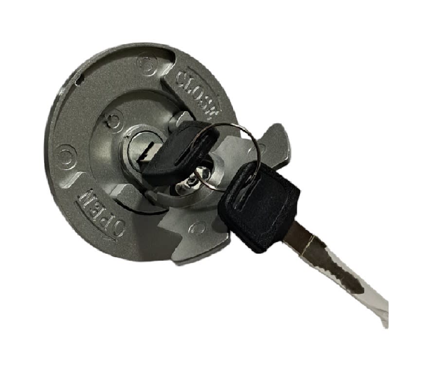 Tapa Estanque Bencina Keeway TX-200 Gris Claro3