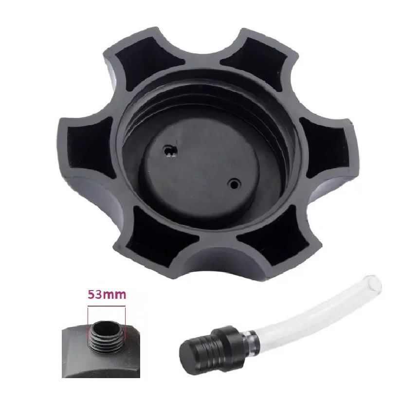 Tapa Estanque Bencina Plástico DI-48.5-53mm c/Válvula Respirador Negro2