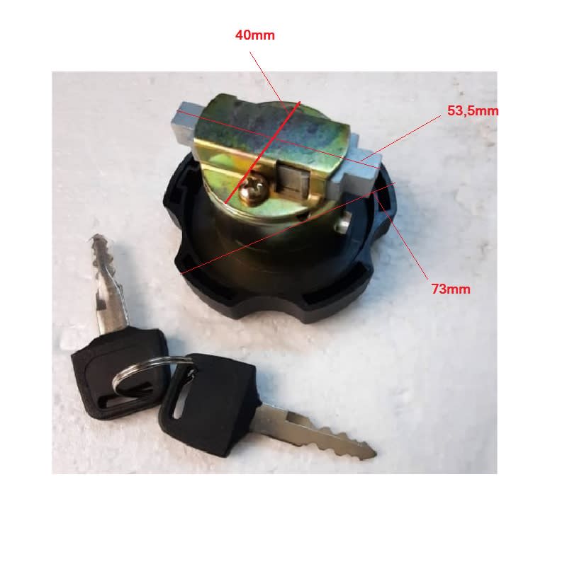 Tapa Estanque de Bencina c/llave GXT-200 Moto3