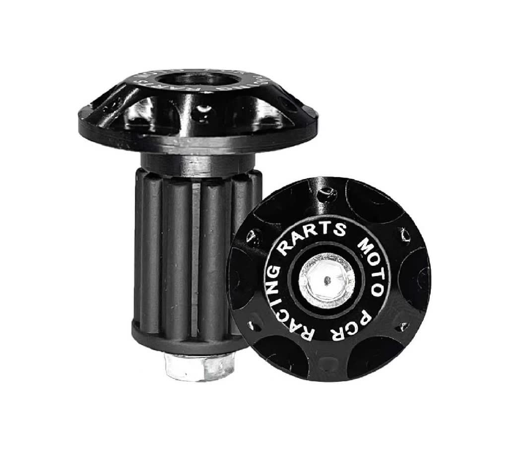 Par Tapa Extremo Manillar Moto 0