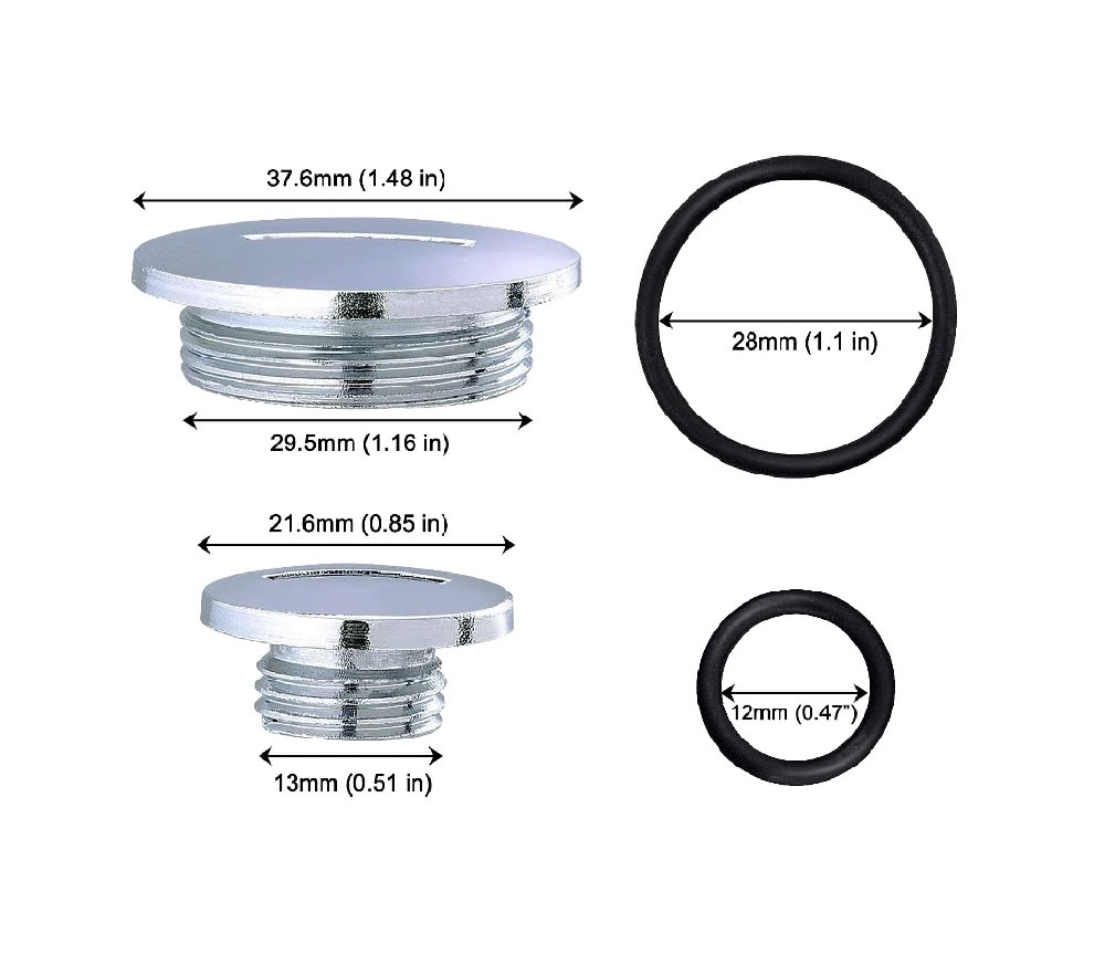 Juego Tapa Lateral Estator Motor 13mm y 29.5mm con Sello 50cc 70cc 90cc 110cc 125cc5