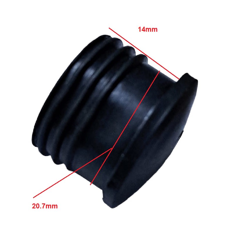 Tapon goma manillar moto 20.7x14mm3