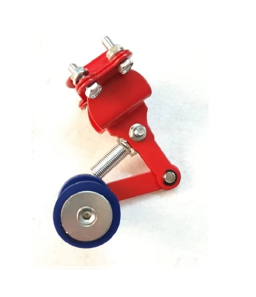 Tensor Cadena Moto Base Rojo Rodillo Azul2