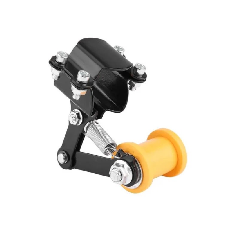 Tensor Cadena Moto Base Negro Rodillo Amarillo6