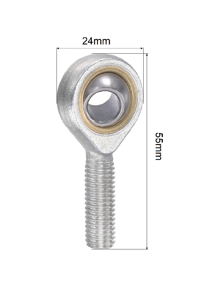 Terminal de Dirección 8mm HE Derecho - Izquierdo Paso 1.25 Par5