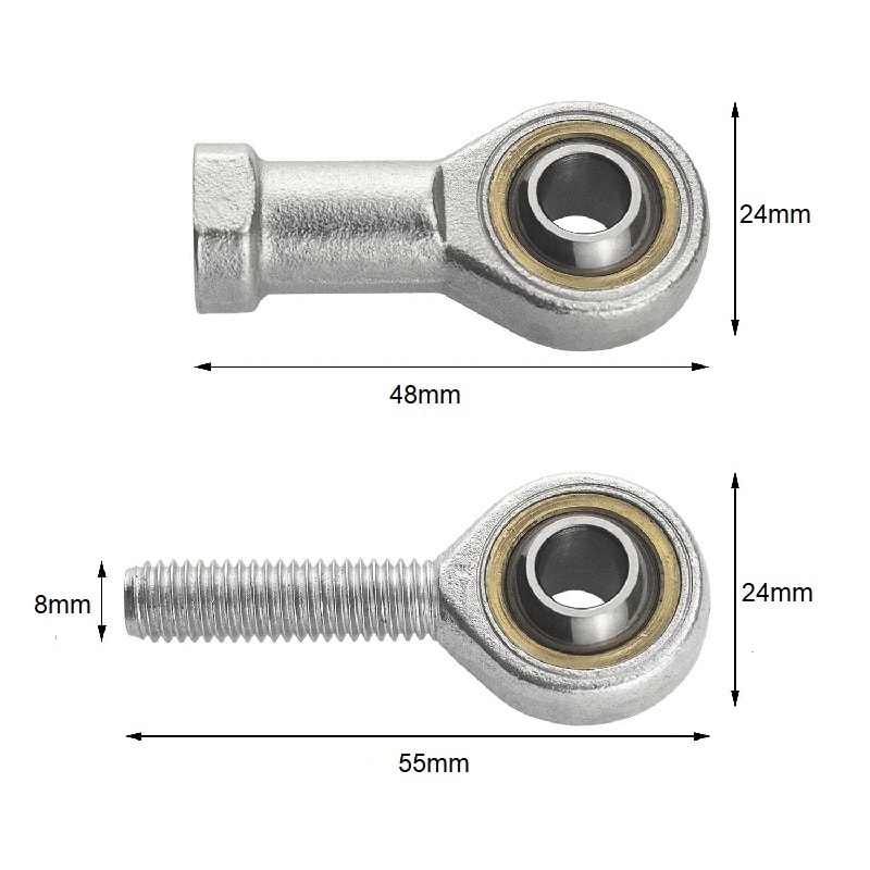 Terminal de Dirección ATV 8mm 4pcs.4