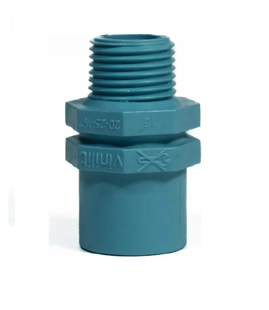 Terminal Pvc-p Cem 20mm X 1/2 He Azul Acero2