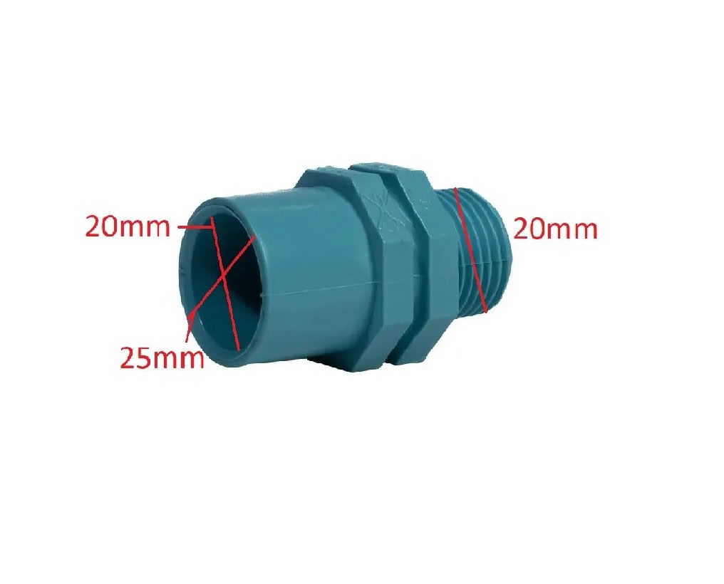 Terminal Pvc-p Cem 20mm X 1/2 He Azul Acero4