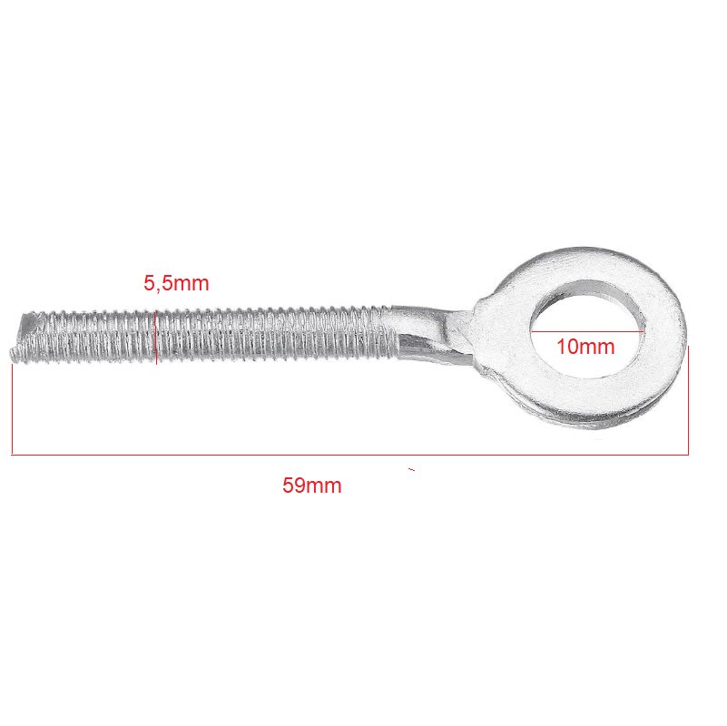 Tirante Tensor de Ajuste Eje Cadena ATV 5,9cm DI10mm Par4