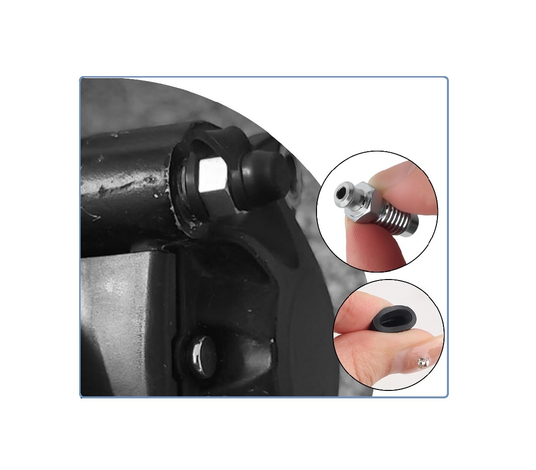 Tornillo de Purga con Tapón de Freno para Moto M6 x 1,25mm - 29.5mm5