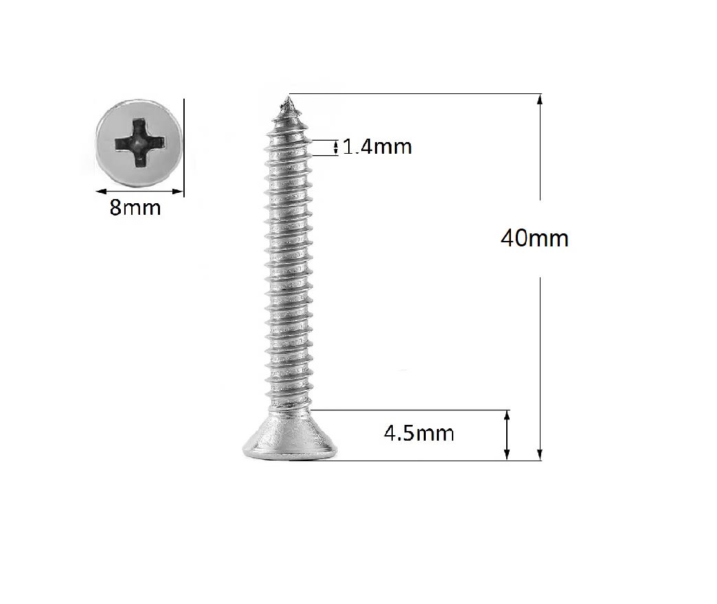 Tornillo Drywall #6×1 5/8 Rosca Madera x 10 Unid.2