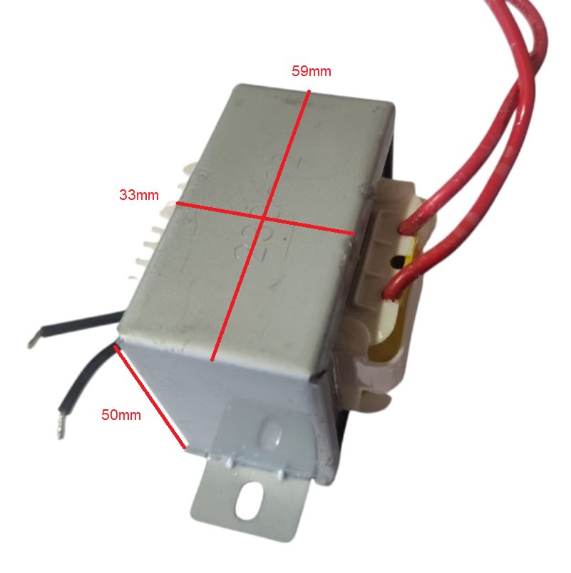 Transformador de Voltaje 230 a 12 volt5