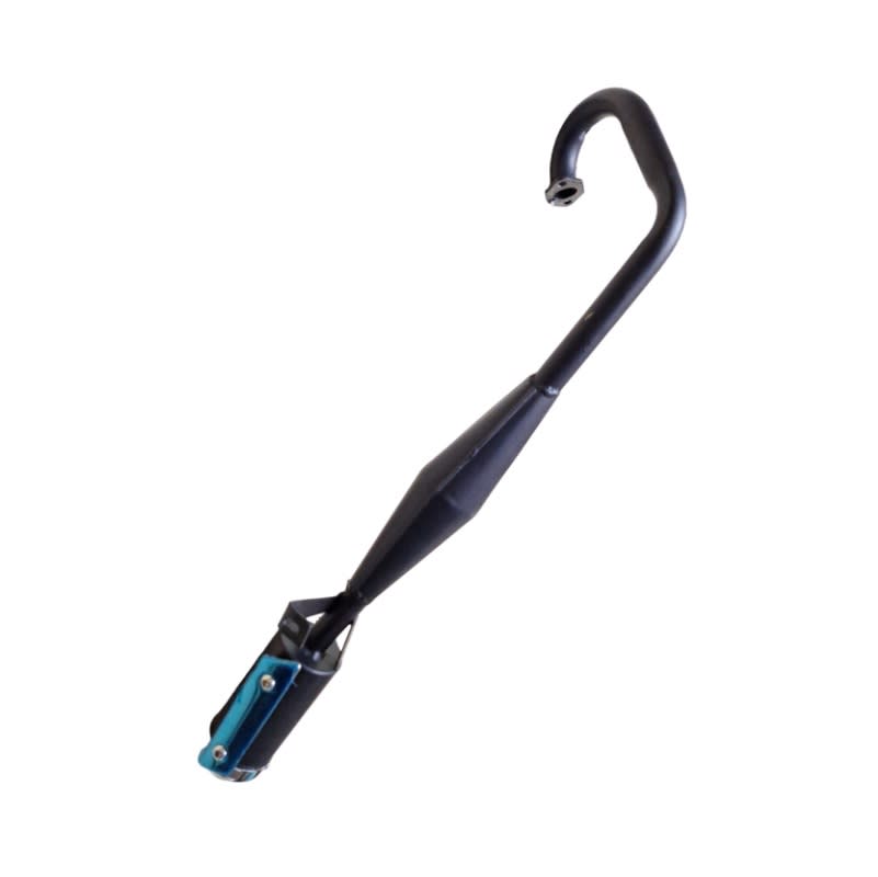 Tubo Escape Motor 49cc 2T Negro2