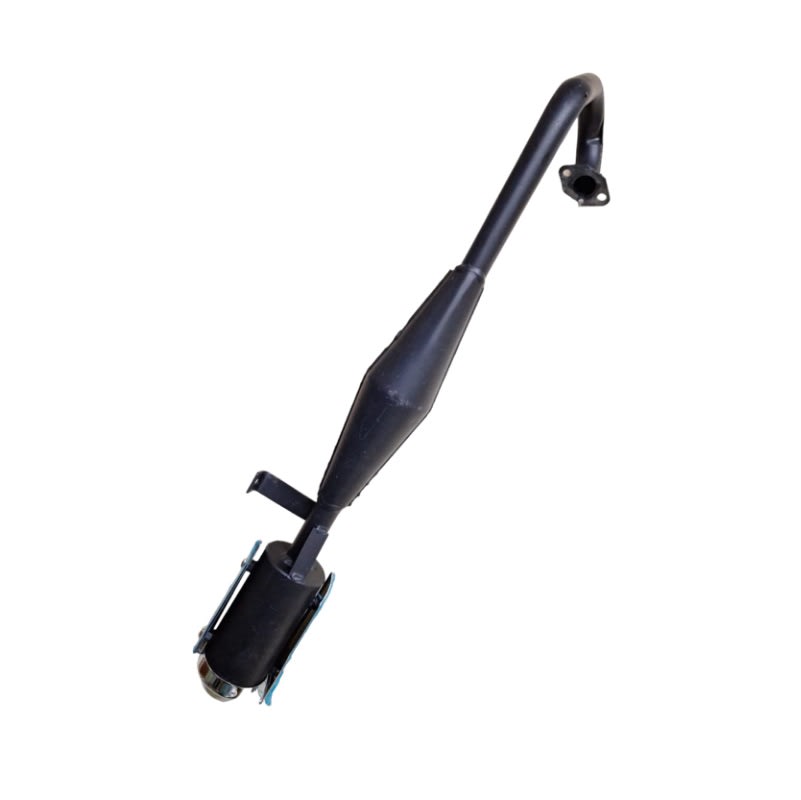 Tubo Escape Motor 49cc 2T Negro1