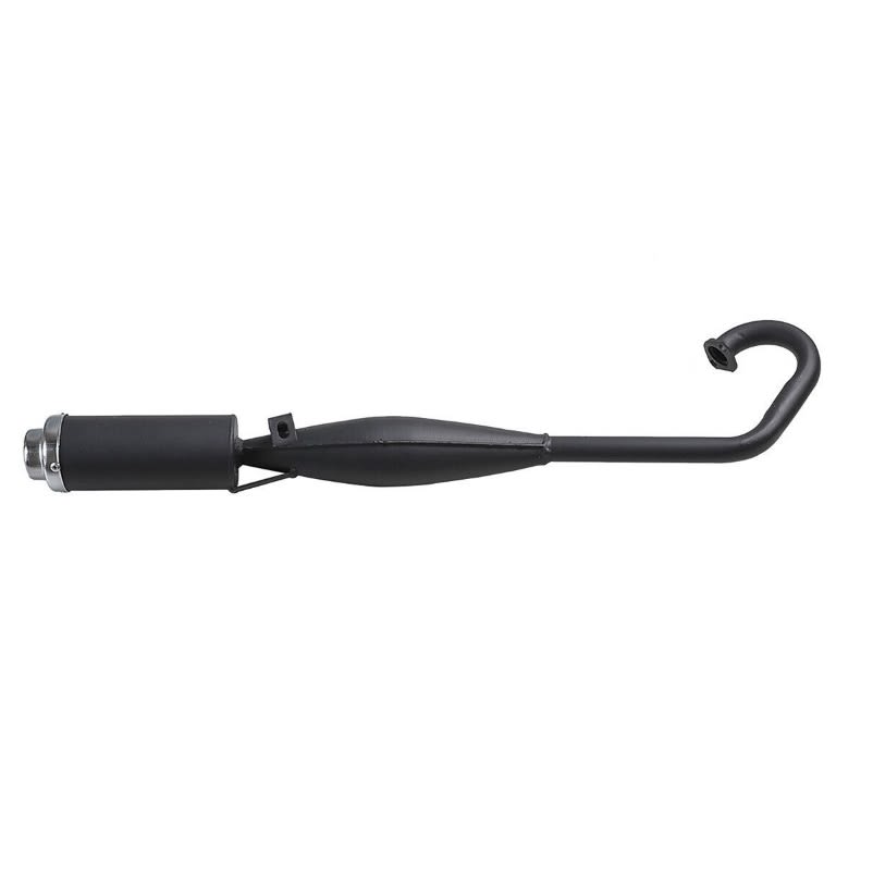 Tubo Escape Motor 49cc 2T Negro7