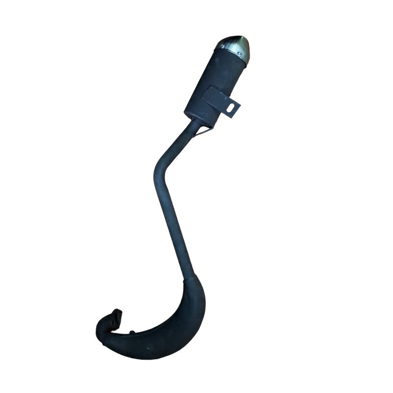 Tubo Escape Mini Moto 49cc 2T Negro3