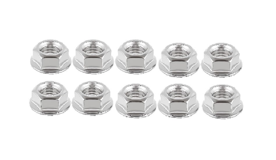 Tuerca Hexagonal G8.8 M5x10mm P1.5 Galvanizada ASME x 10 Unid. 0