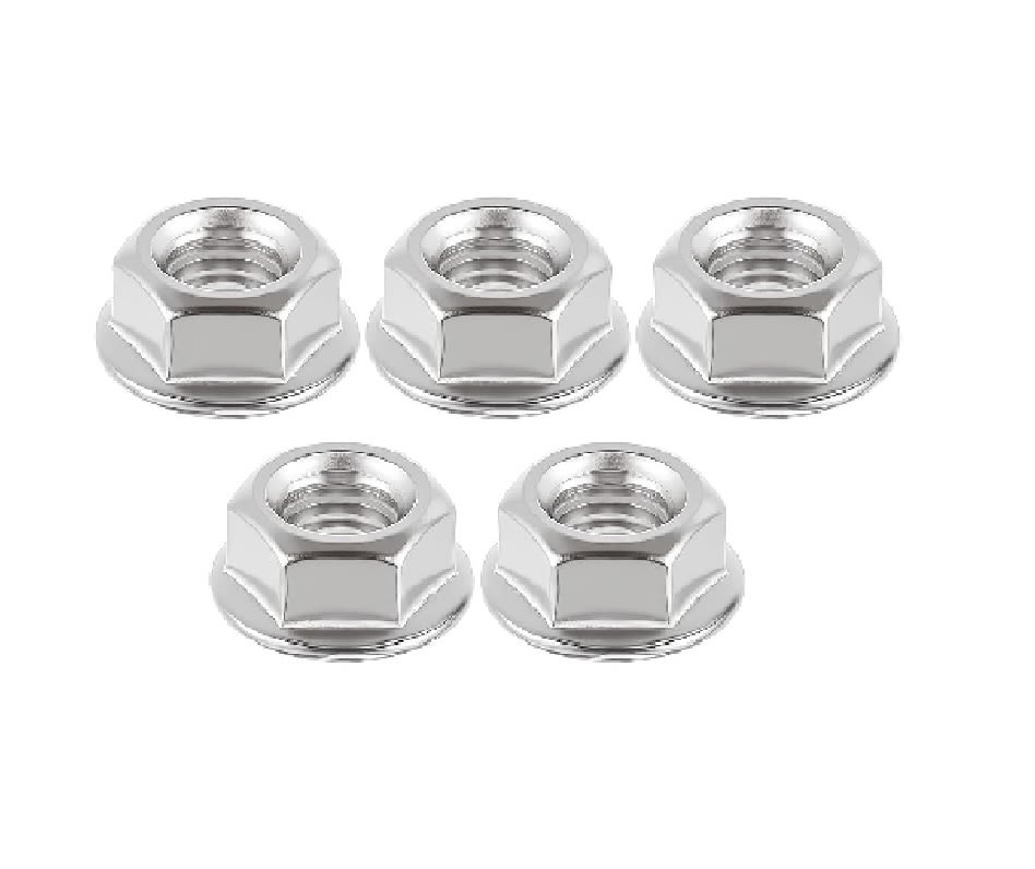 Tuerca Hexagonal G8.8 M6x12.5mm P1.5 Galvanizada ASME x 5 Unid. 0