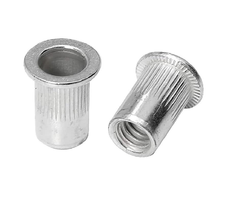 Tuerca Remache Roscado Aluminio Cabeza Plana M43