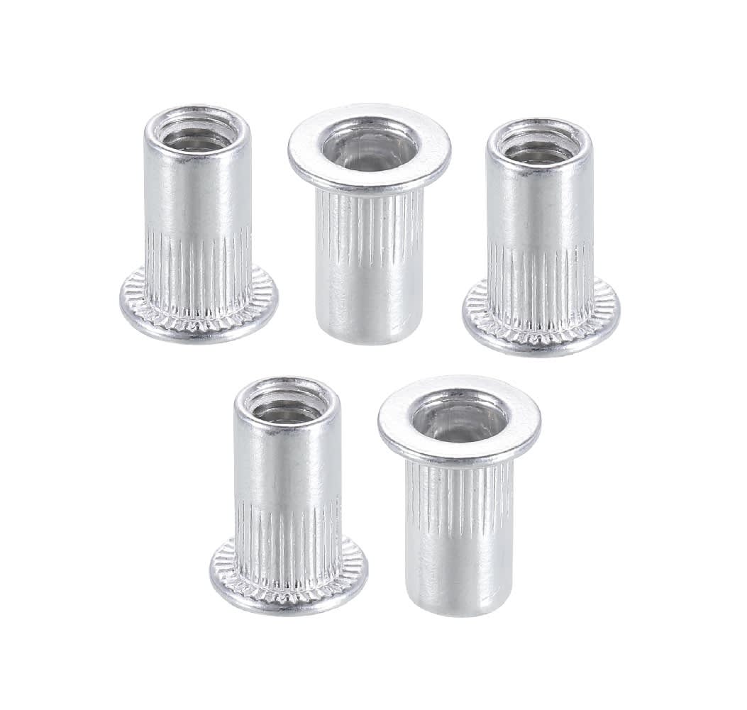 Tuerca Remache Roscado Aluminio Cabeza Plana M10 x 5 Unid. 0