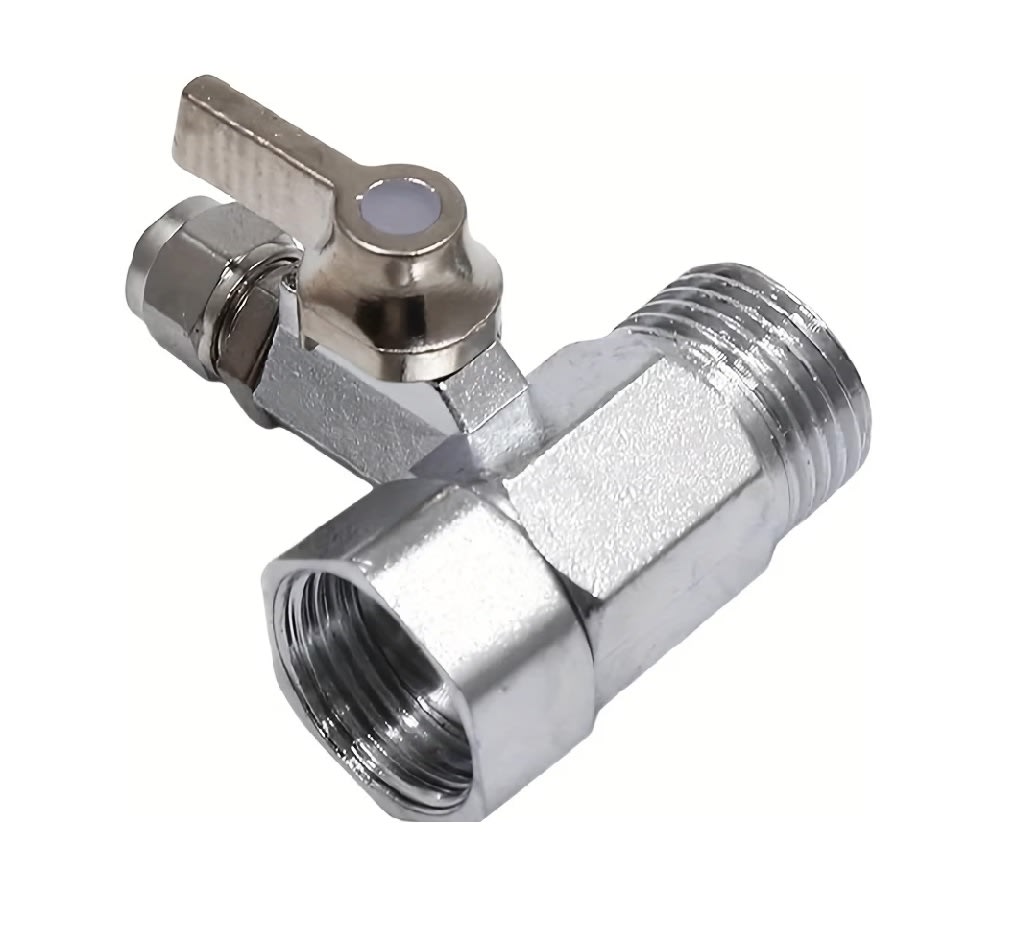 Válvula Bola Tres Vías para Conector Grifo 1/2