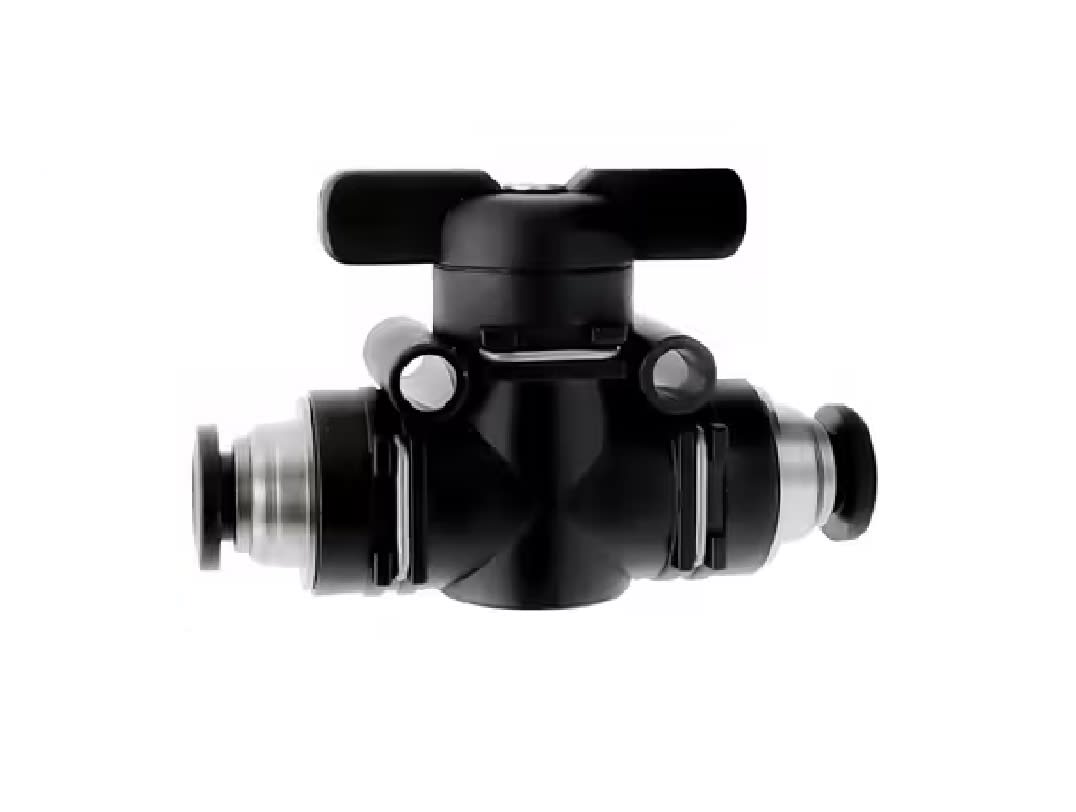 Válvula Control de Flujo Aire Unión Buc 6mm Dos Vías 0