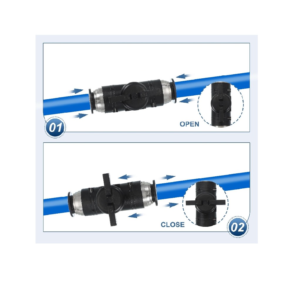 Válvula Control de Flujo Aire Unión Buc 6mm4