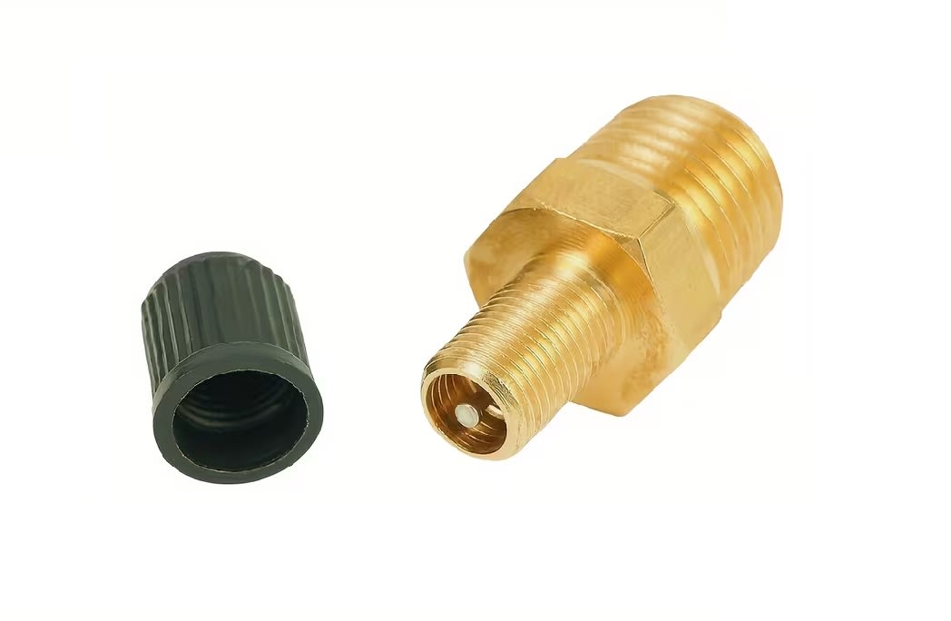 Válvula Llenado Tanque Compresor Aire Schrader NPT 1/4