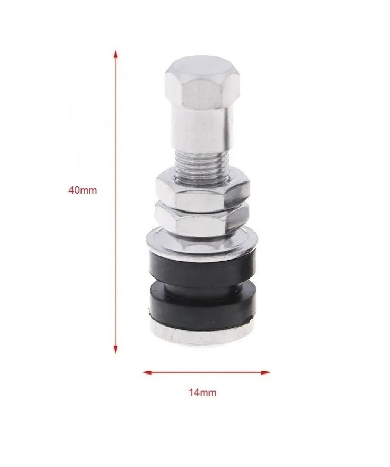 Válvula 10mm Para Llanta Tubular 40 x 14mm X 5 Unidades6