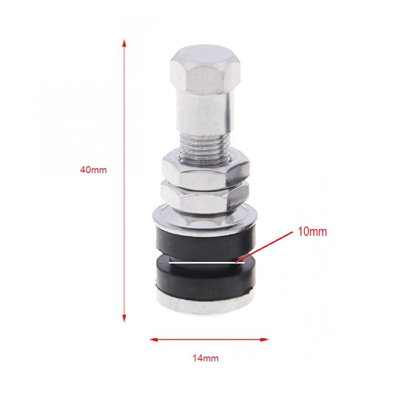 Válvula 10mm Para Llanta Tubular 40 x 14mm6