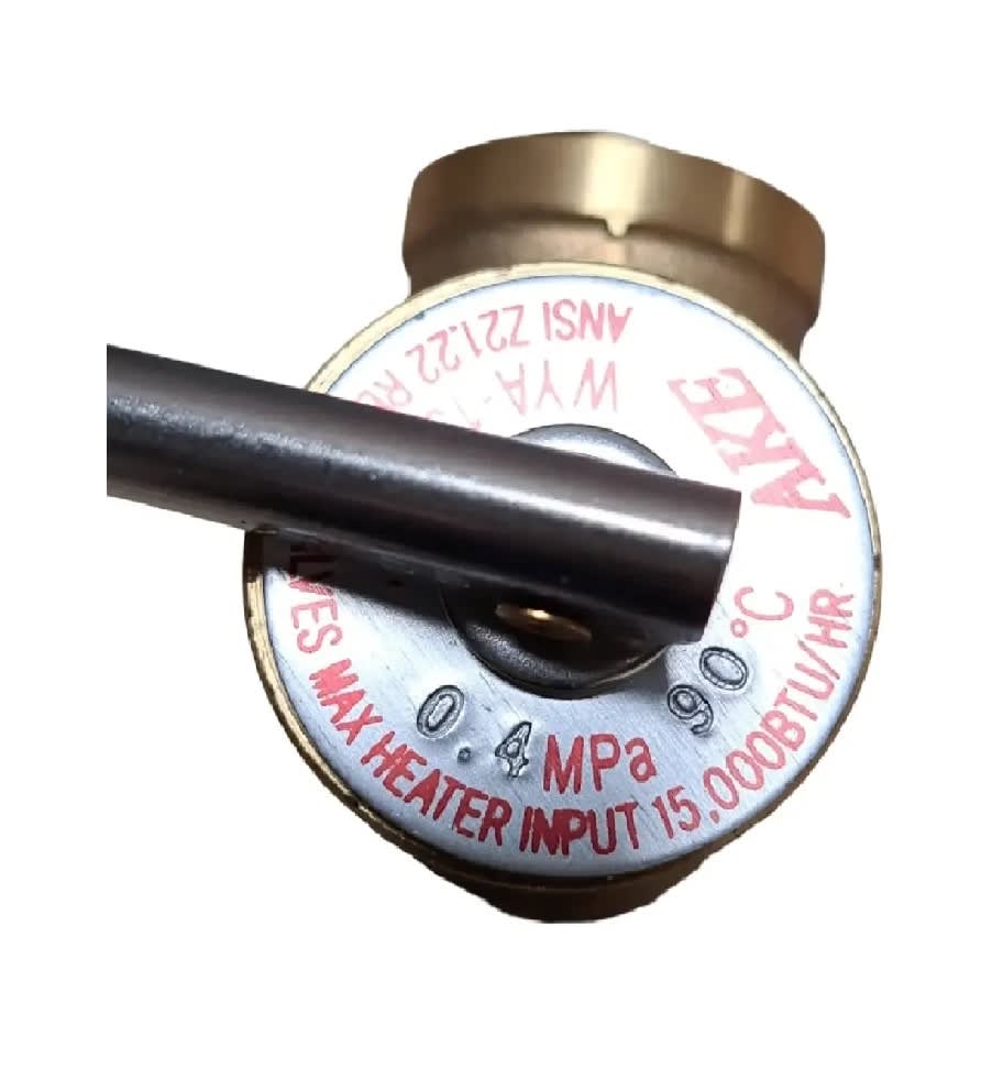 Válvula Seguridad Presión Temperatura AKE WYA-15 SIZE 1/2''4