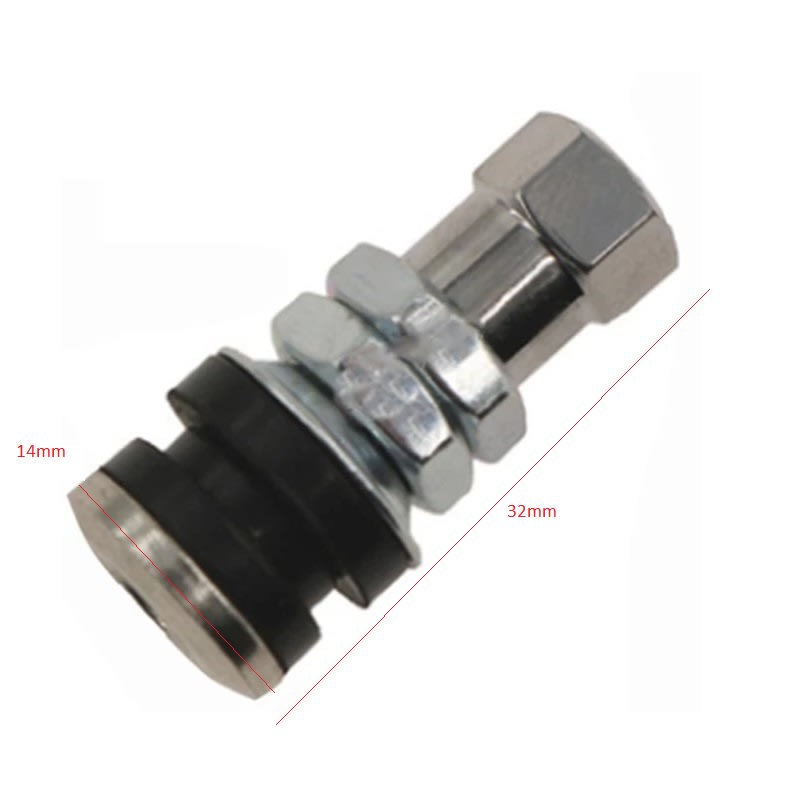Válvula 10 mm Para Llanta Tubular 32 x 14mm2