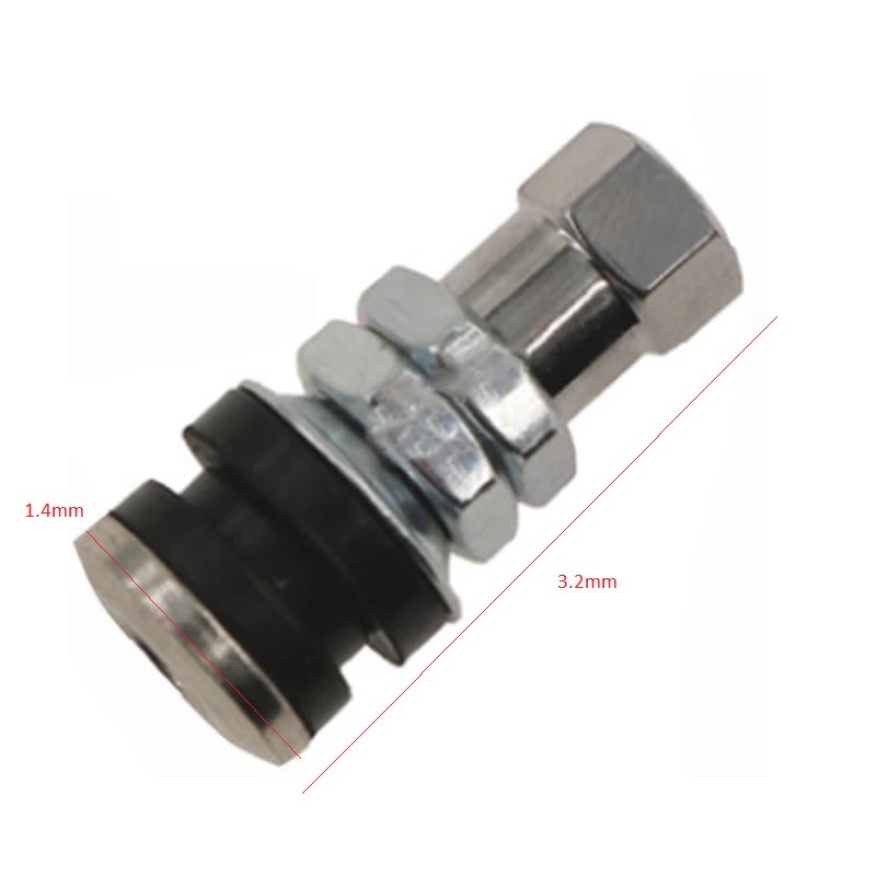 Válvula 10 mm Para Llanta Tubular 32 x 14mm1