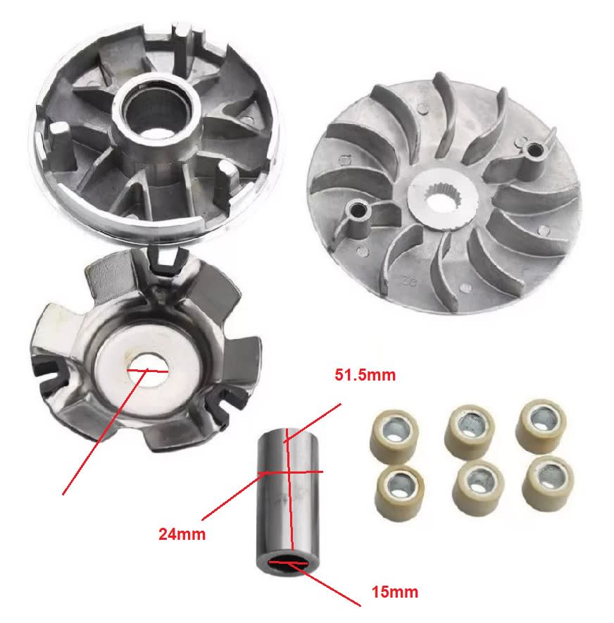 Kit Variador Embrague Scooter3