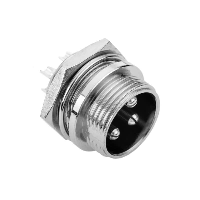 Conector Aviacion GX-12 3P Macho