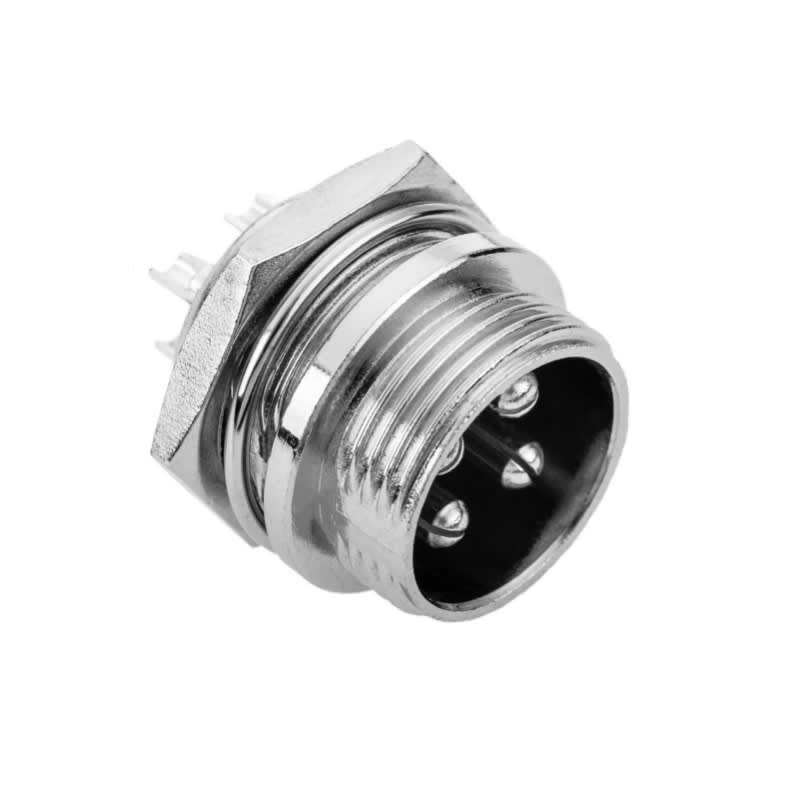 Conector Aviacion GX-12 4P Macho