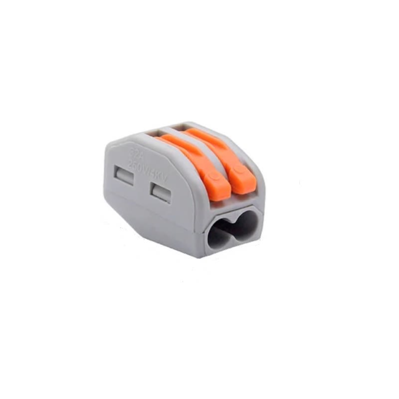 Conector de Cable 2 Pines PCT 212 Gris