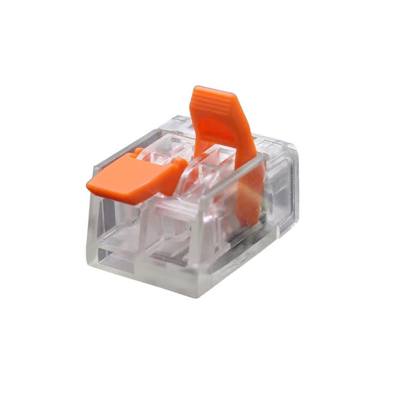 Conector de Cable 2 Pines PCT 412 Transparente
