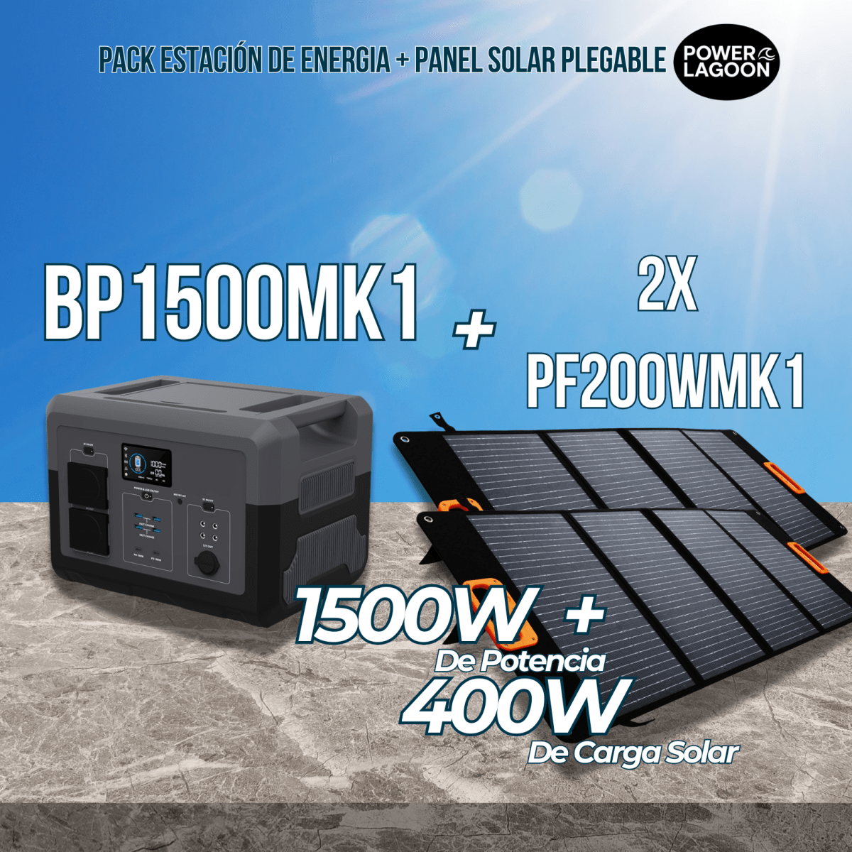POWER LAGOON BP1500MK1 + 2 PF-200WMK11