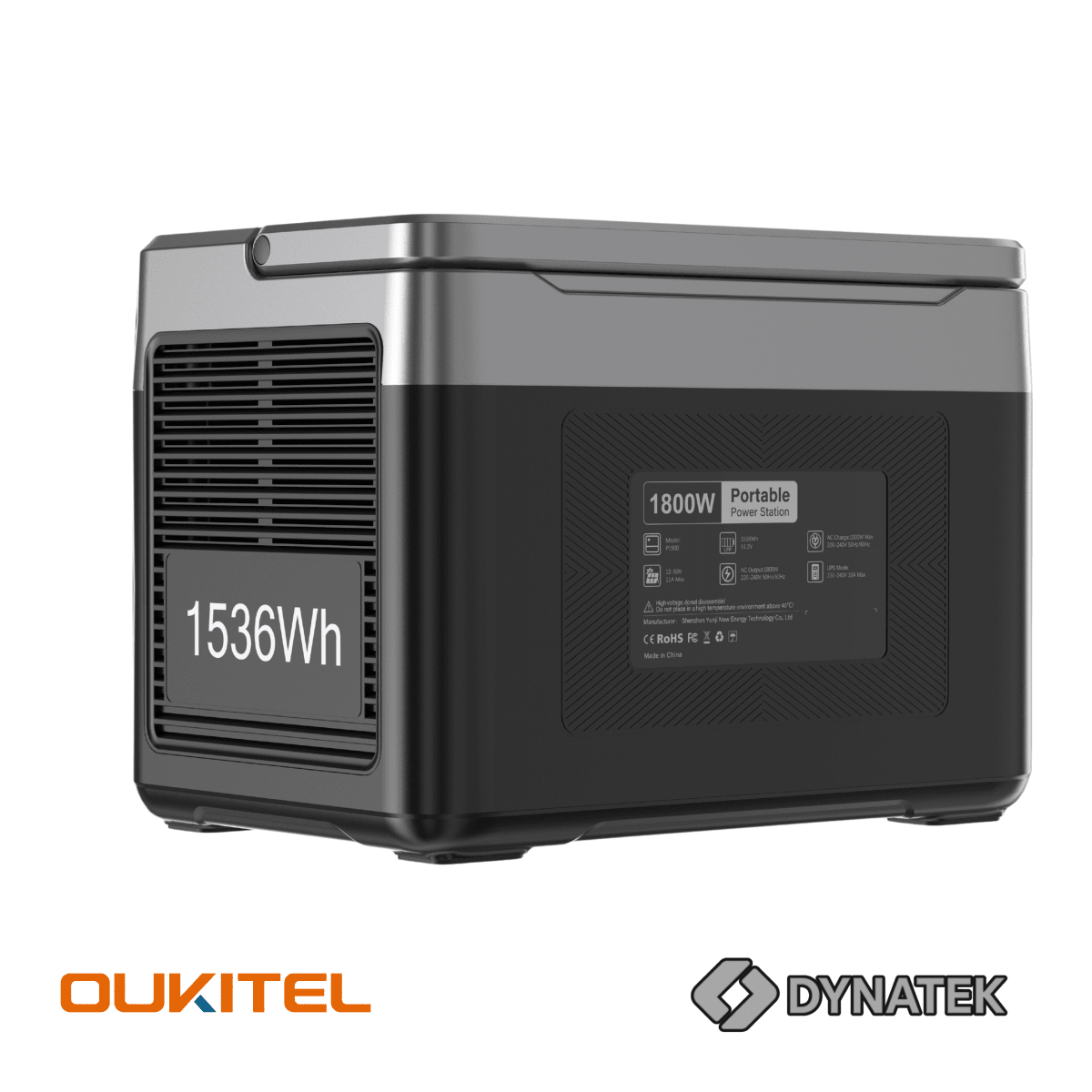 OUKITEL P1500E PLUS – Estación de Energía Portátil 1800W / 1536Wh6