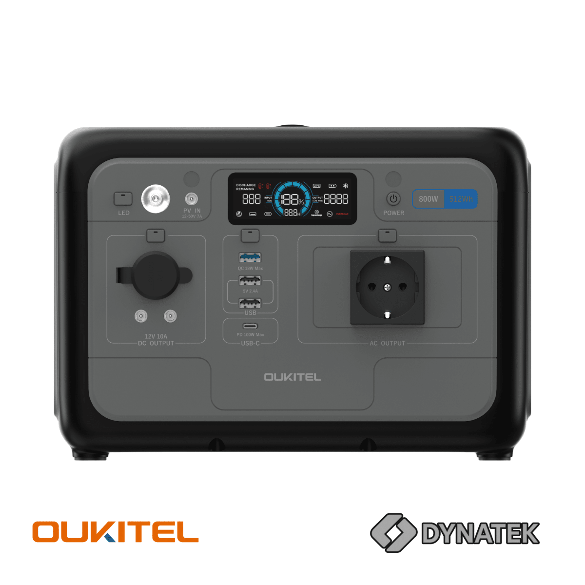 OUKITEL P800E – Estación de Energía Portátil 800W / 512Wh1