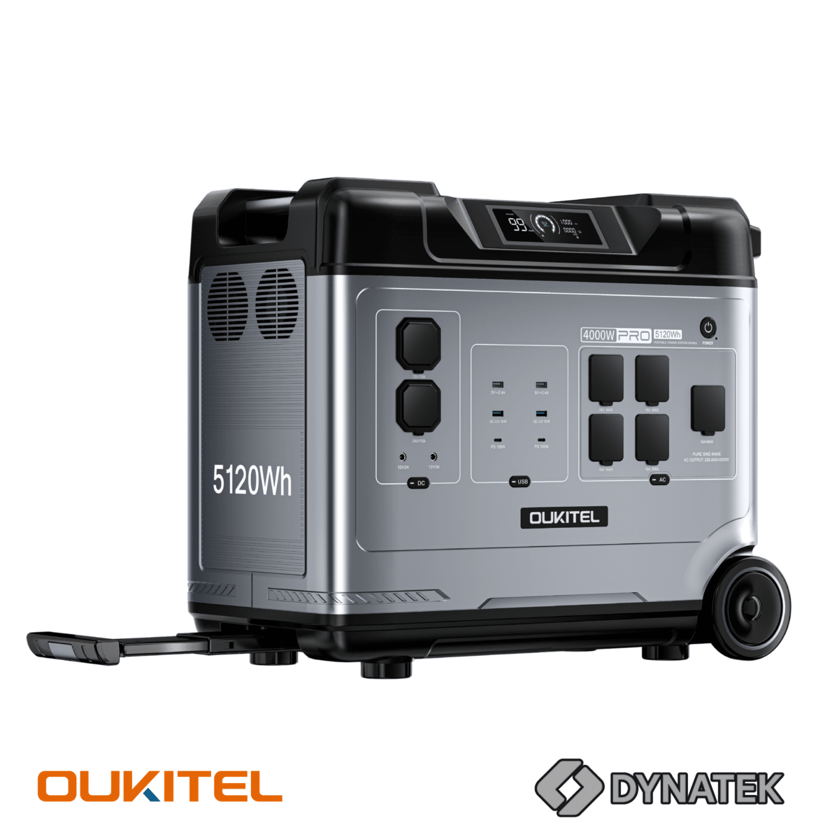 OUKITEL P5000E PRO – Estación de Energía Portátil 4000W / 5120Wh5
