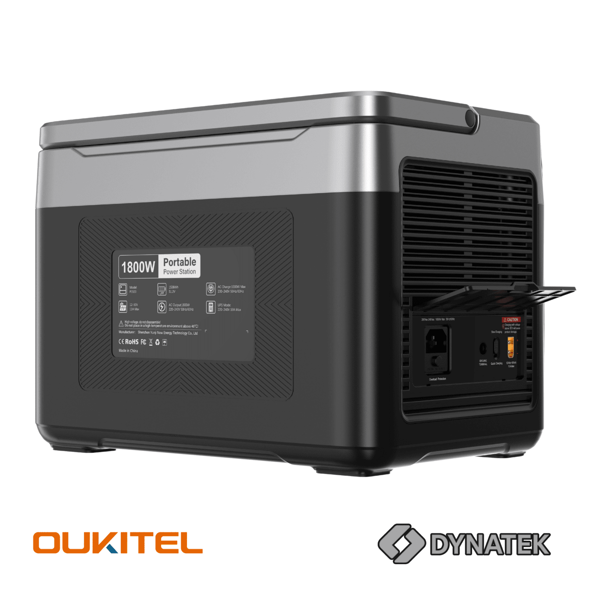 OUKITEL P1500E PLUS – Estación de Energía Portátil 1800W / 1536Wh7