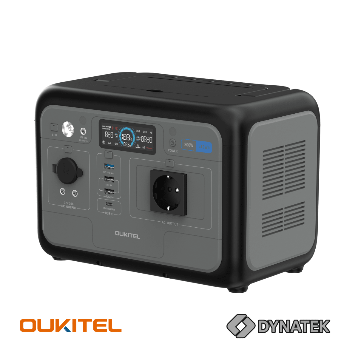 OUKITEL P800E – Estación de Energía Portátil 800W / 512Wh5
