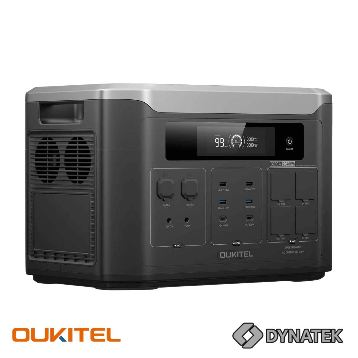 OUKITEL BP3000E – Estación de Energía Portátil Expandible 3200W / 2048Wh3