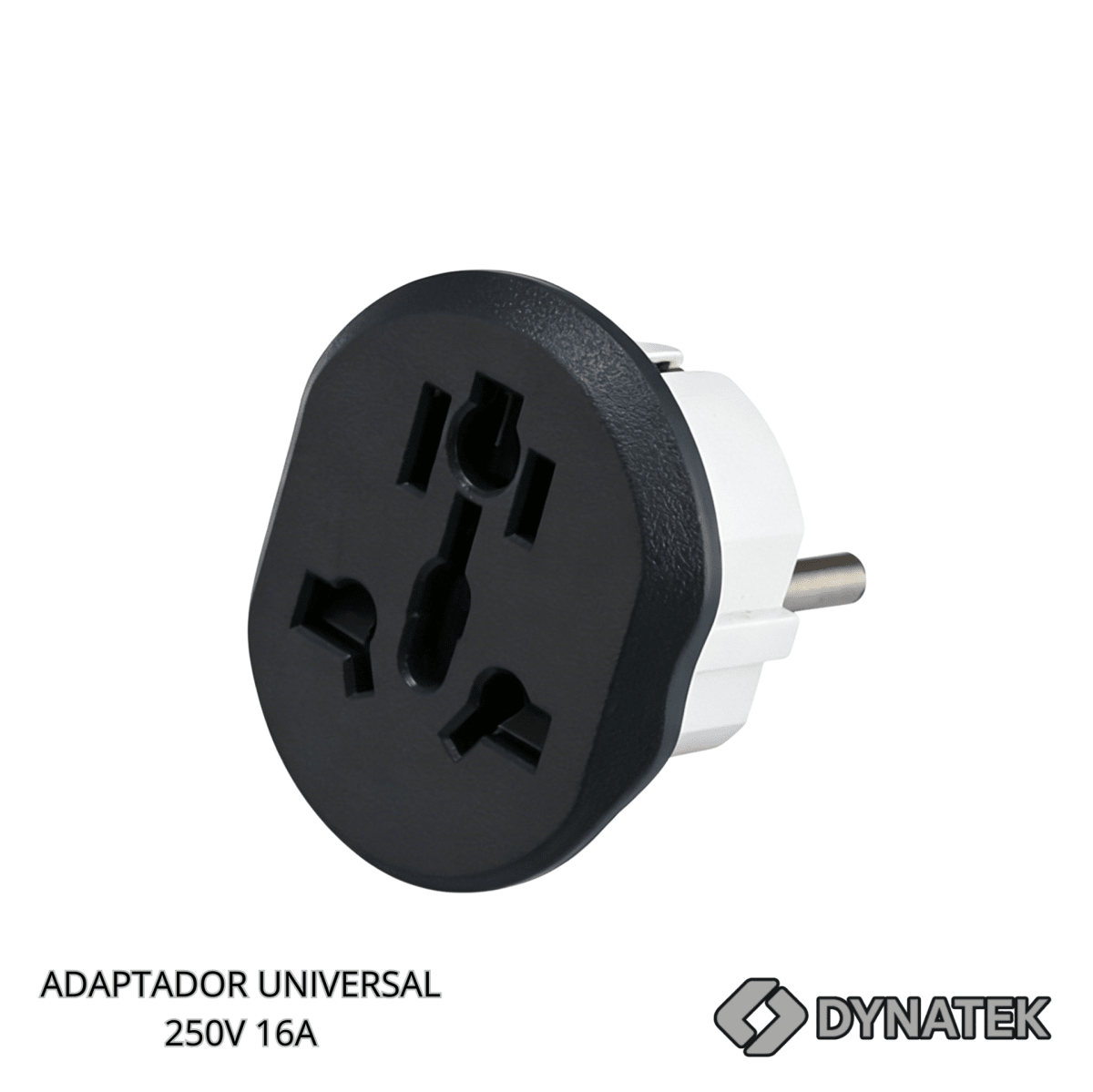 Pack 2 Unidades | Adaptador Schuko Enchufe EU a Salida Universal | 250V 16A | Hasta 3.500W |2
